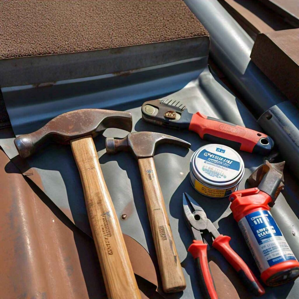 metal roof repair tools